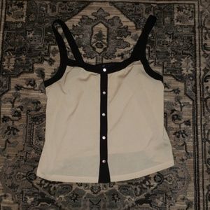 Ivory silk blouse